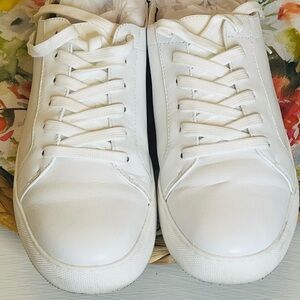 KENNETH COLE New York White Sneakers|Size 8.5‎